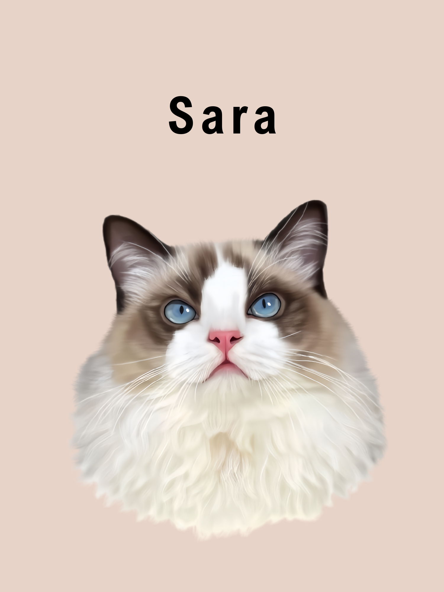 Custom Pet Portrait - Unique Hand-Drawn Pet Art